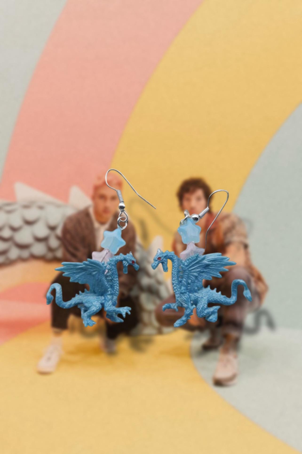Trash the Dragon inspired Earrings - Twenty One Pilots gift - Clancy Tour