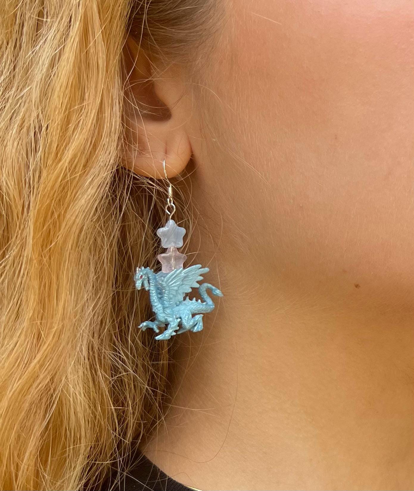 Trash the Dragon inspired Earrings - Twenty One Pilots gift - Clancy Tour